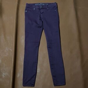 Express Deep Purple Denim Pants